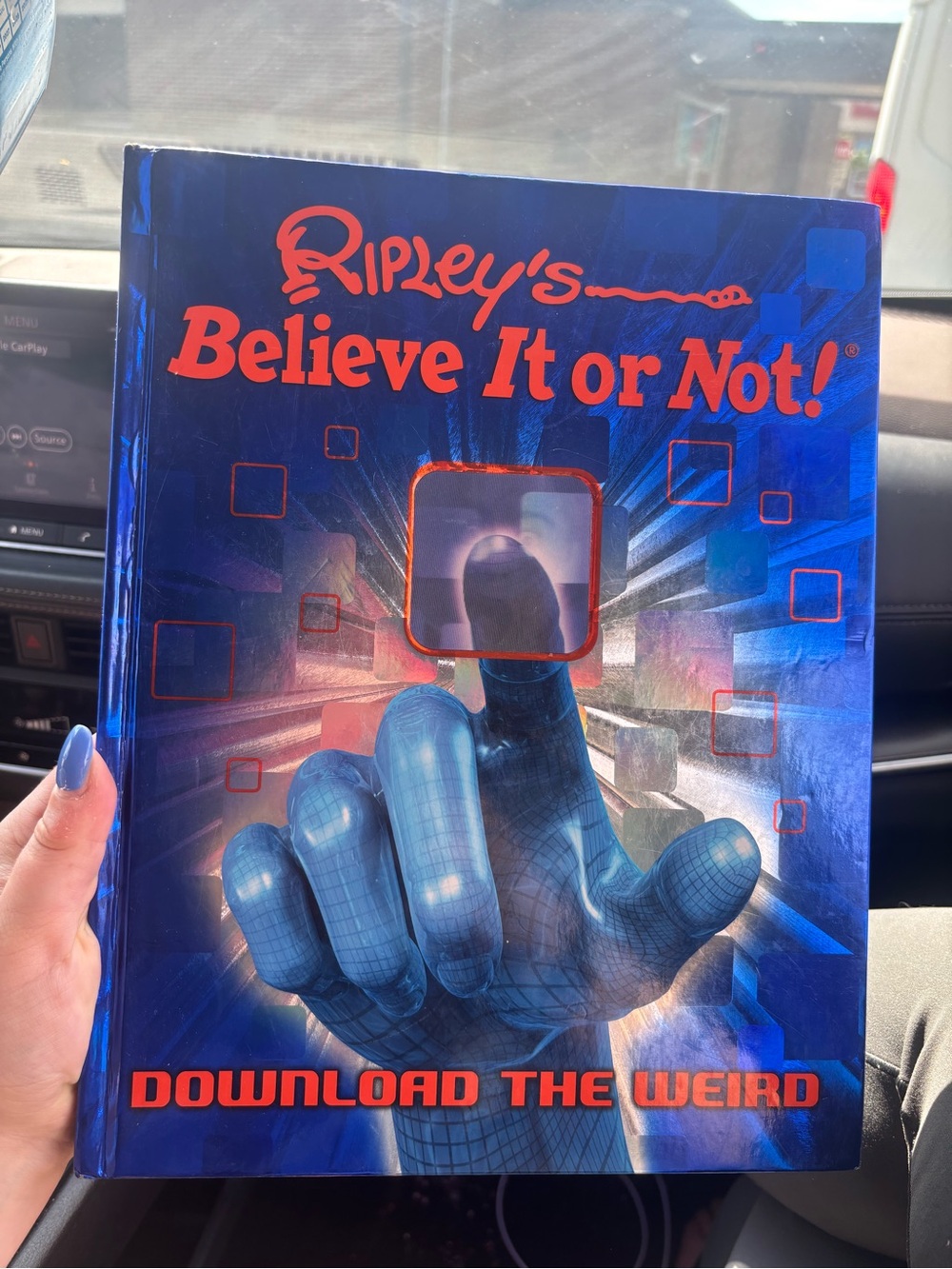 Ripley's Believe It or Not! "Download the Weird" Hardcover - Blue